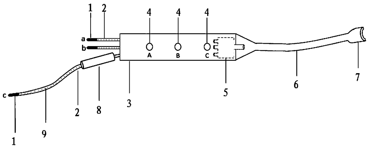 Nano knife probe and minimally invasive equipment