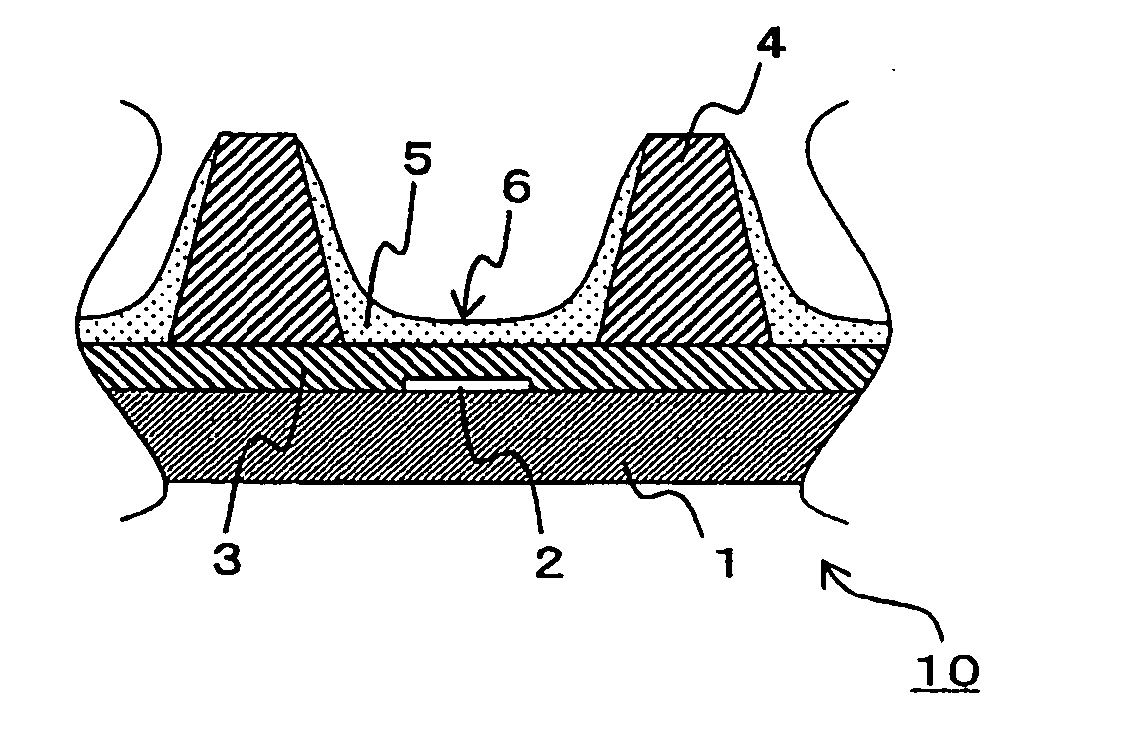 Plasma display panel and process for producing the same and thin film