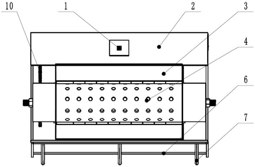 A drum-type precision seeding device for hole sowing of vegetable seeds