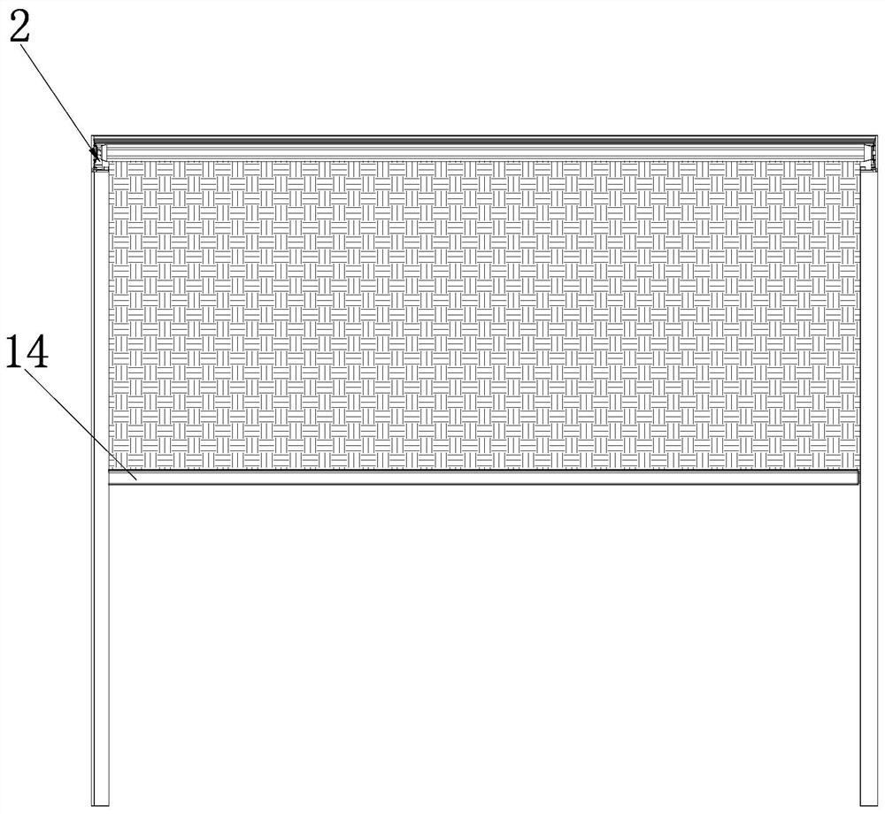 Separated detachable roller shutter