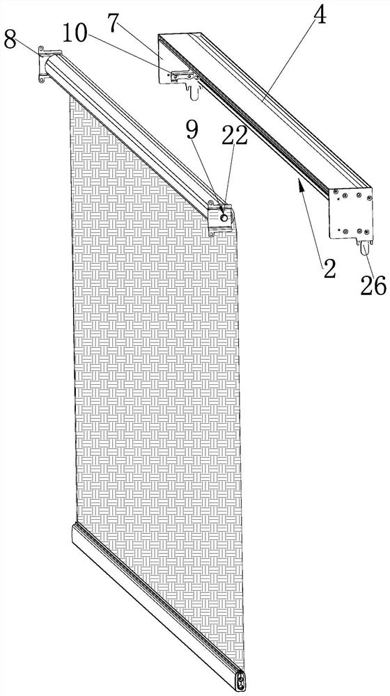 Separated detachable roller shutter