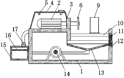 Dust-free polishing device for metal product