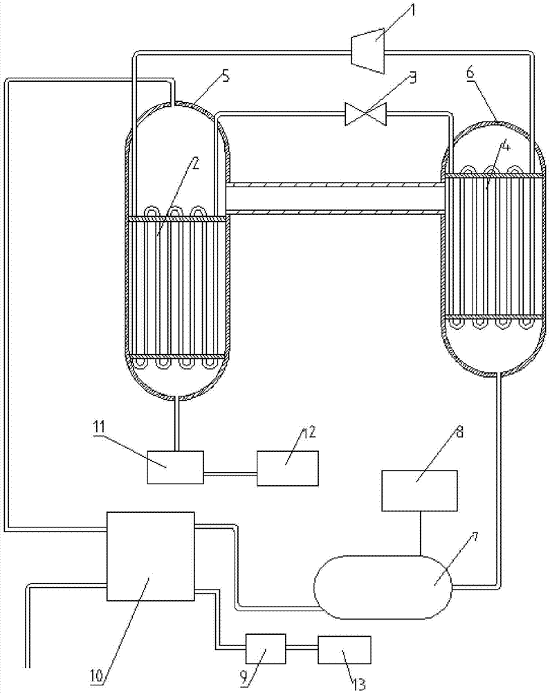 Low-temperature evaporation and concentration system