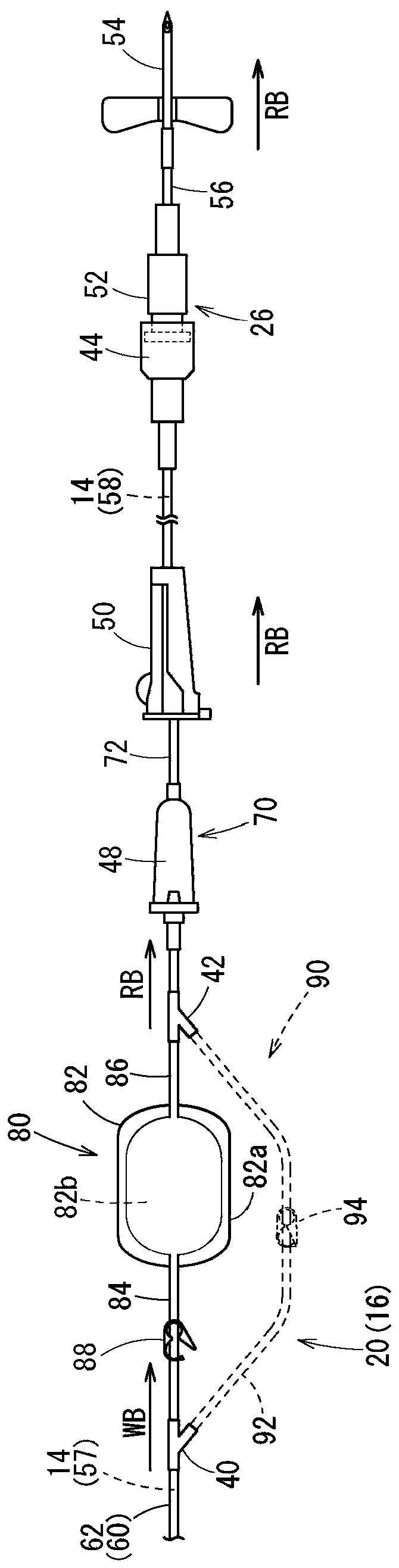 Blood transfusion kit, blood transfusion system, blood transfusion kit for emergency blood transfusions, and method for using blood transfusion kit