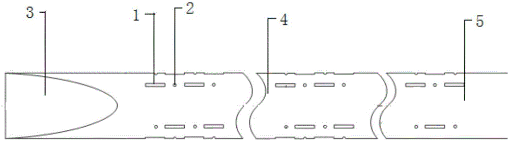 Draining pipe applied to drainage and reinforcement of existing expressway side slope and construction method of draining pipe