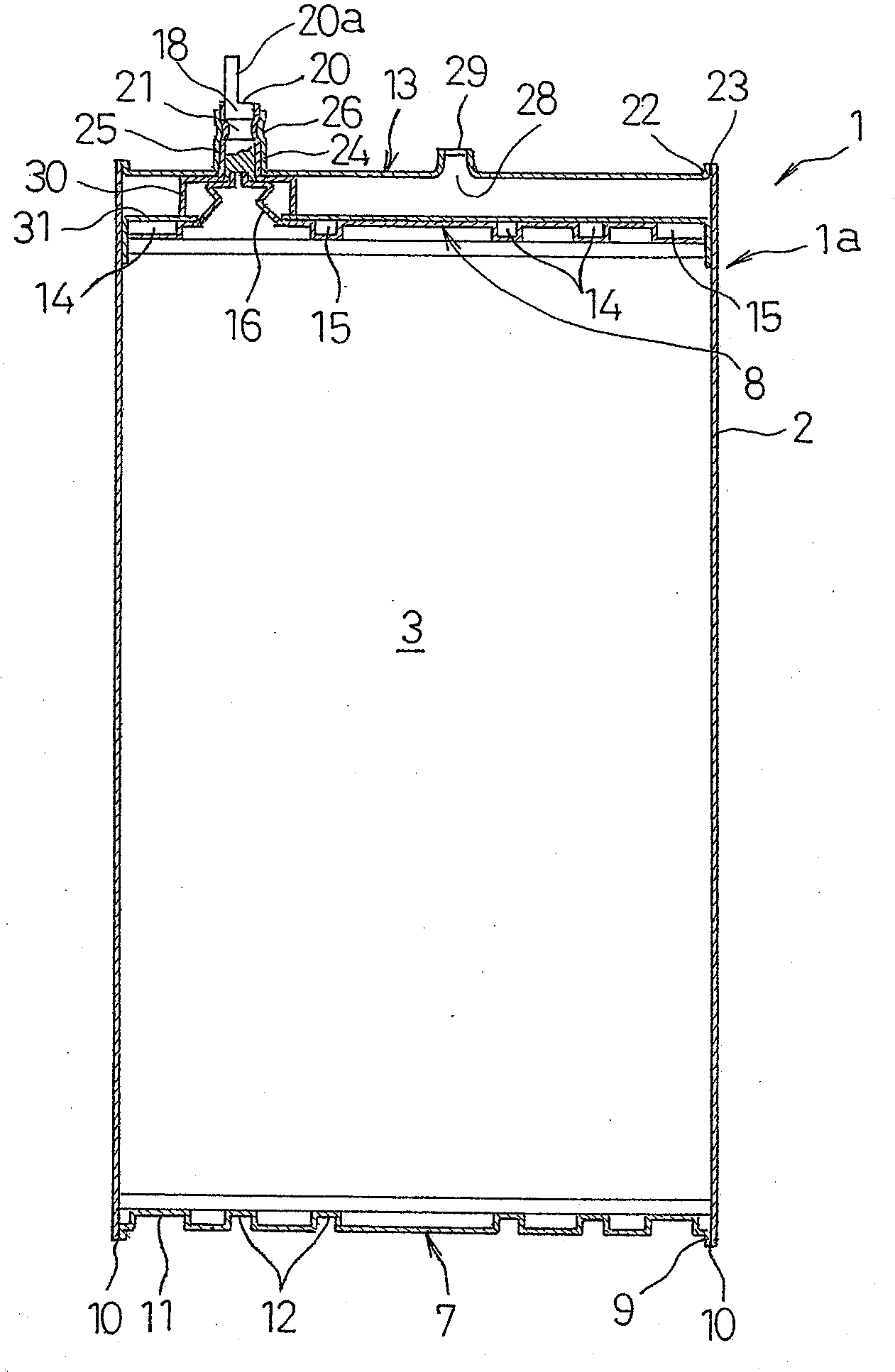 Method of manufacturing prismatic battery