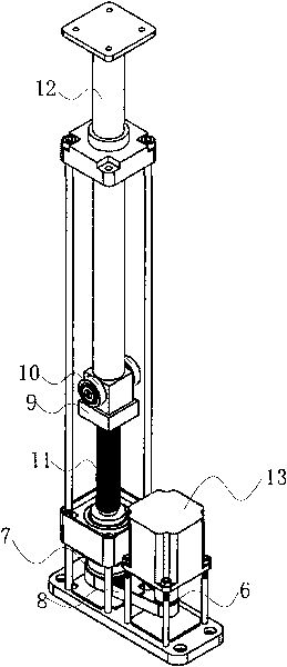 Device for automatically regulating height of table top