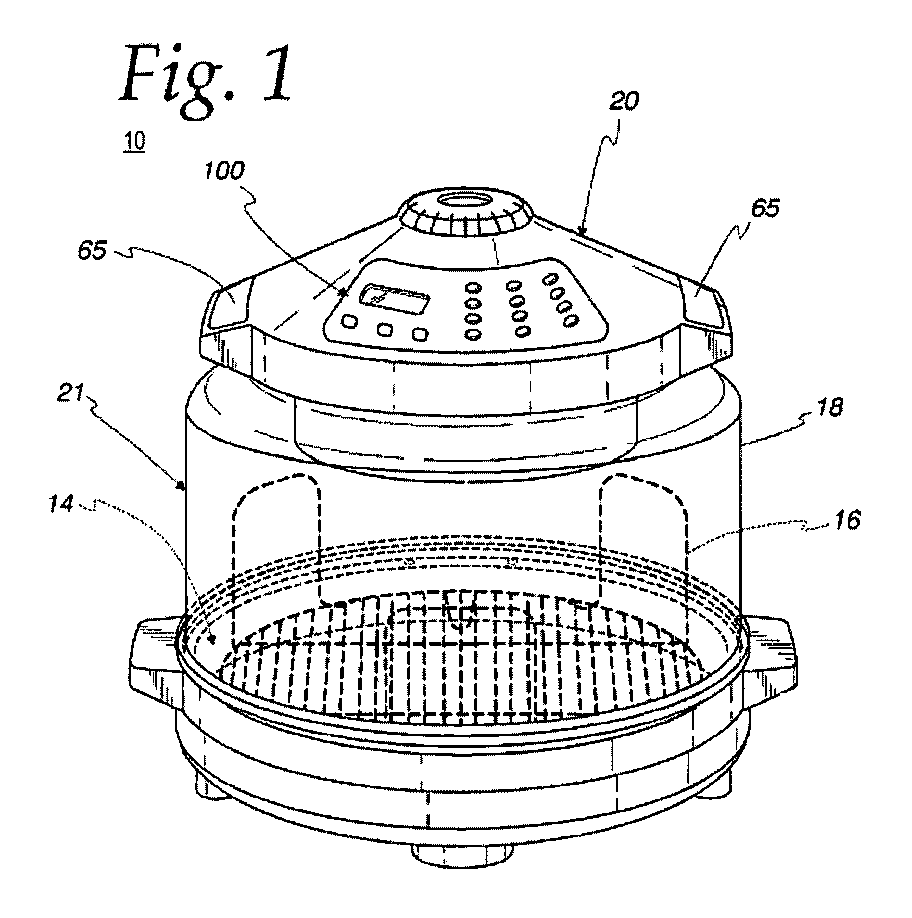 System, method and computer program product for programmable counter-top electric oven