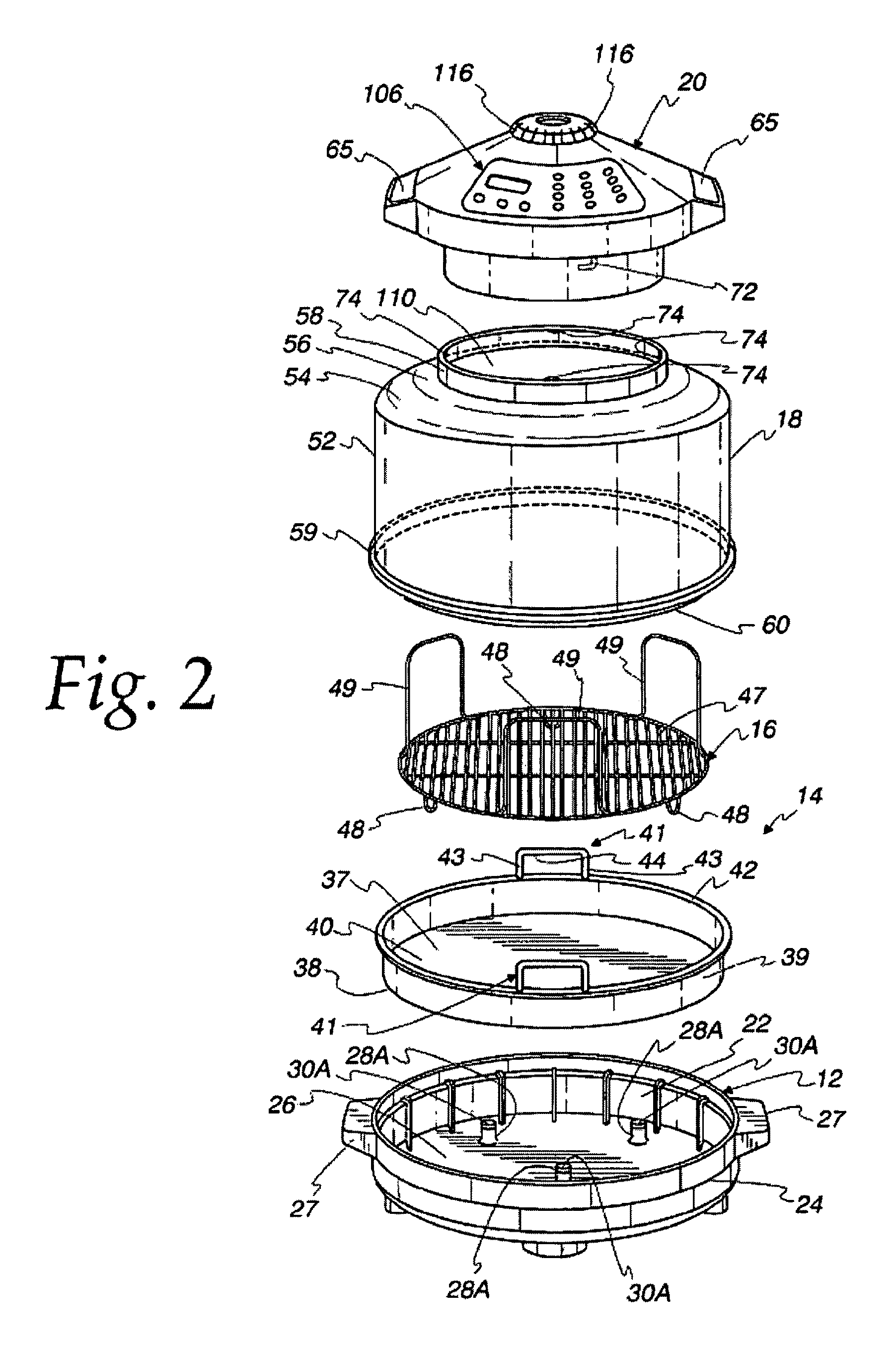 System, method and computer program product for programmable counter-top electric oven
