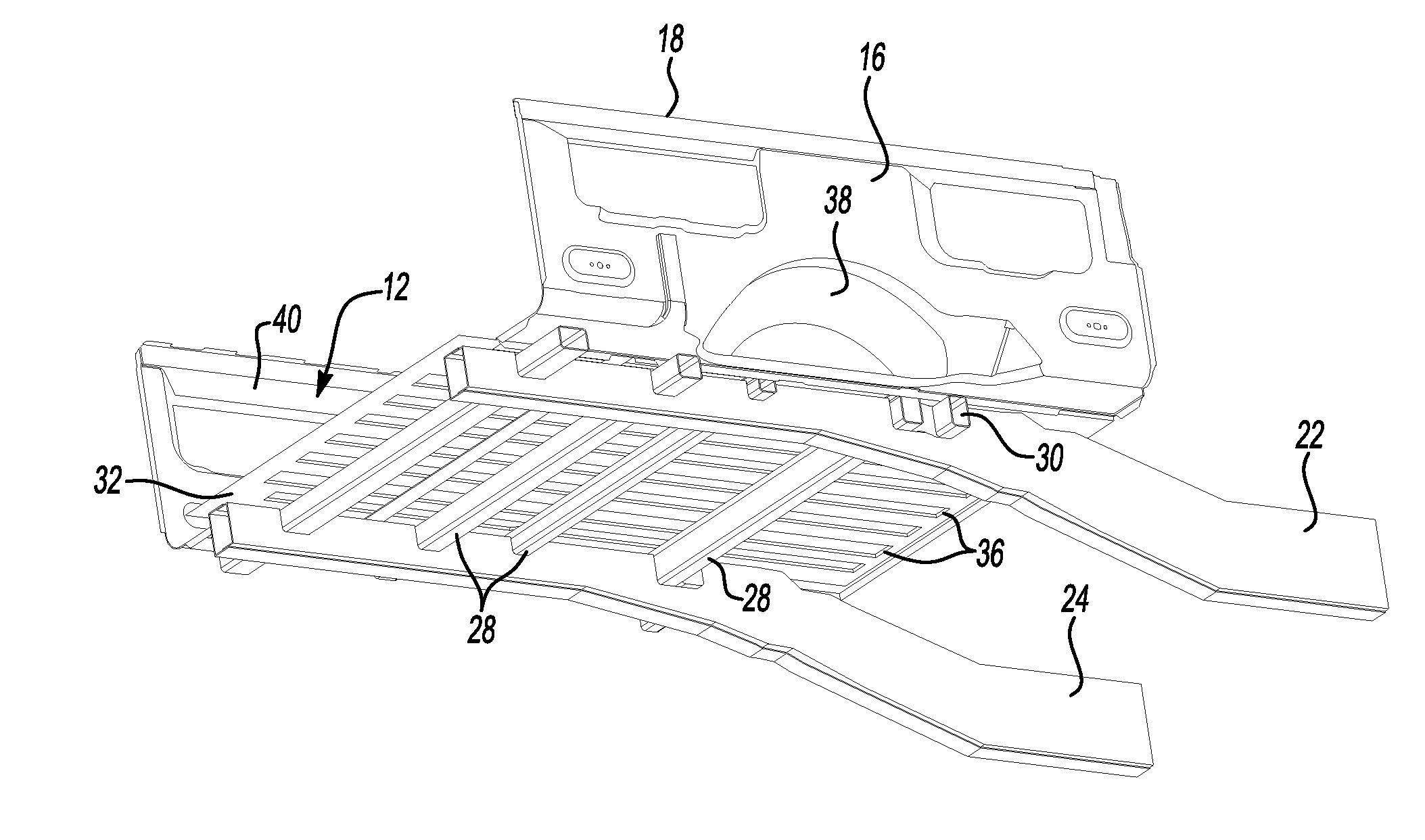 Reduced height pickup truck bed support and method of manufacturing