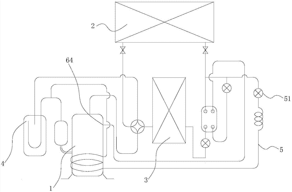 Air conditioning system and compressor cooling method