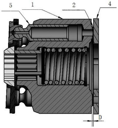 Bimetal cylinder block, friction pair and machining method for axial variable piston pump