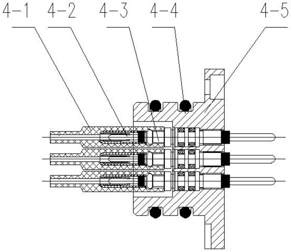 Coiled tubing cable sealing and fixing device