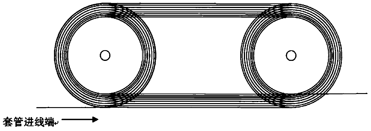 Fully-dry loose tube excess length control device