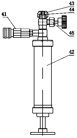 Multifunctional oil and gas airtight sampling detection device