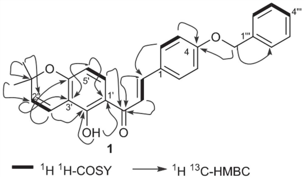 Application and pharmaceutical composition of chalcone compound in preparation of medicine for treating Alzheimer's disease