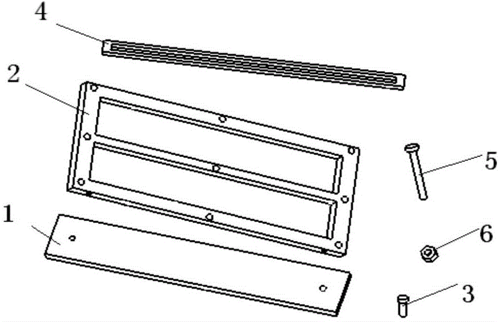 Tool for measuring airplane blade filling material