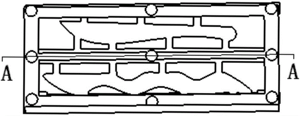 Tool for measuring airplane blade filling material