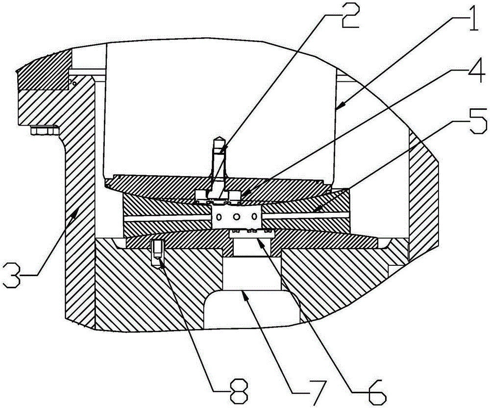 Spherical bearing of single cylinder hydraulic cone crusher and manufacturing method