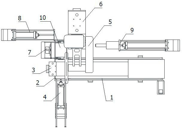 Intelligent machining equipment for drilling and chamfering cutting of rectangular parts