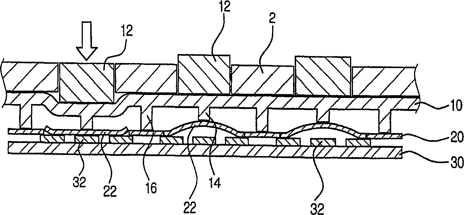 Button plate and personal portable device using a plastic sheet