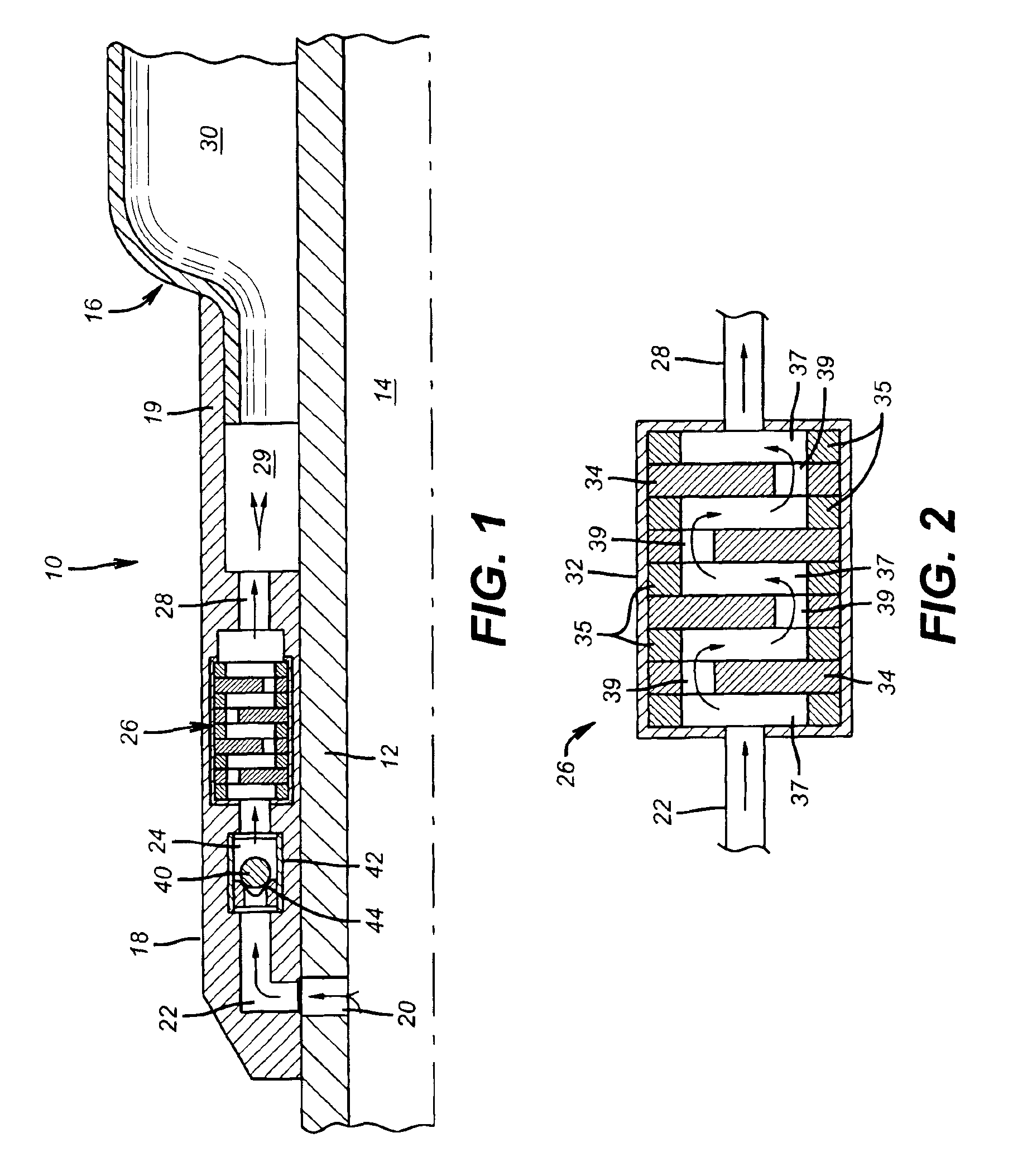 Shear activated inflation fluid system for inflatable packers