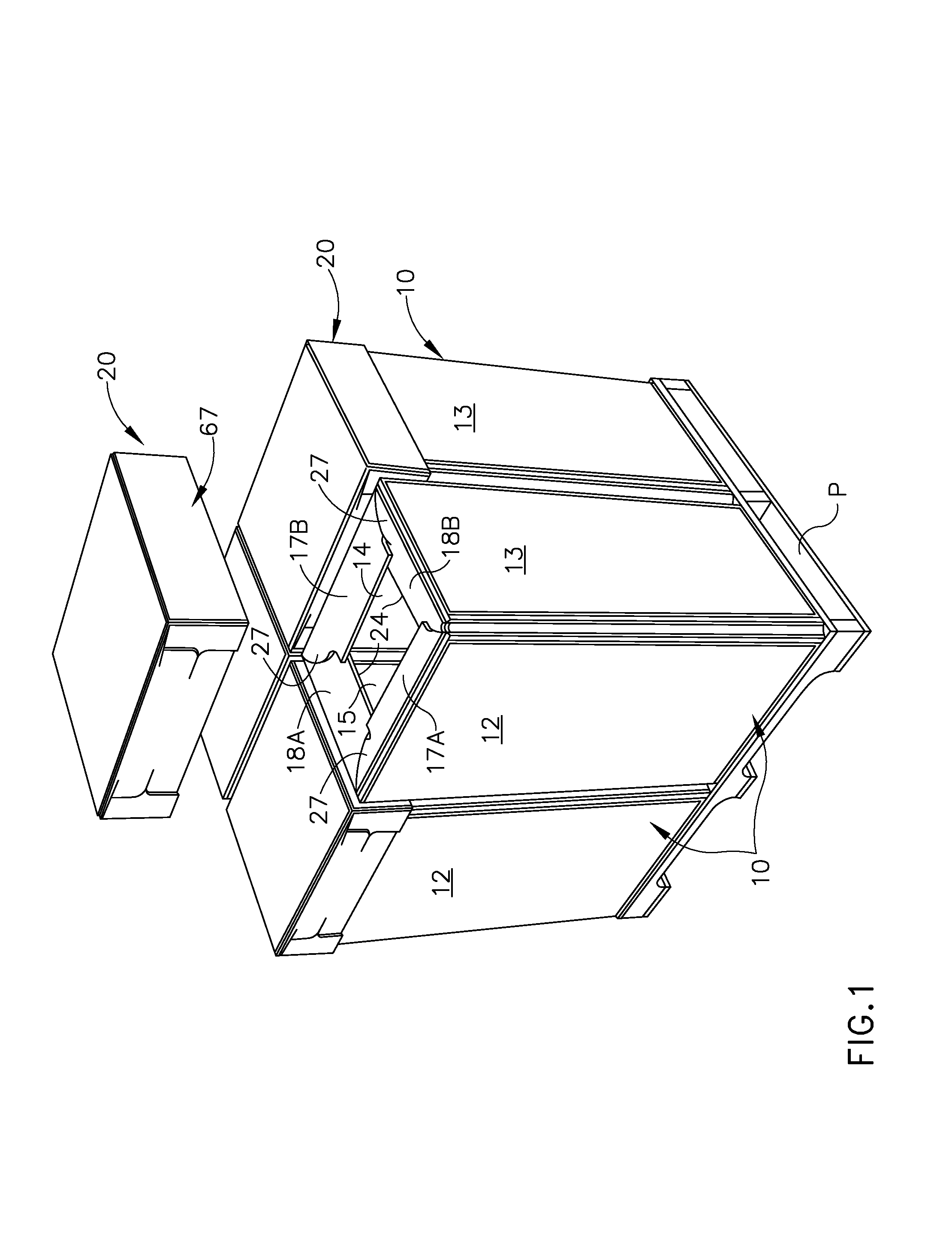 Reinforced cross-laminated bulk container