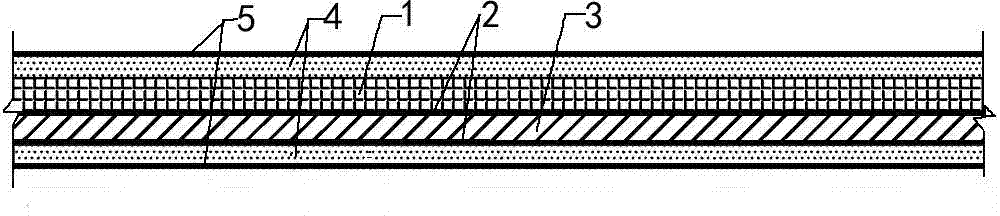 Polymer alloy waterproof coiled material and production method thereof