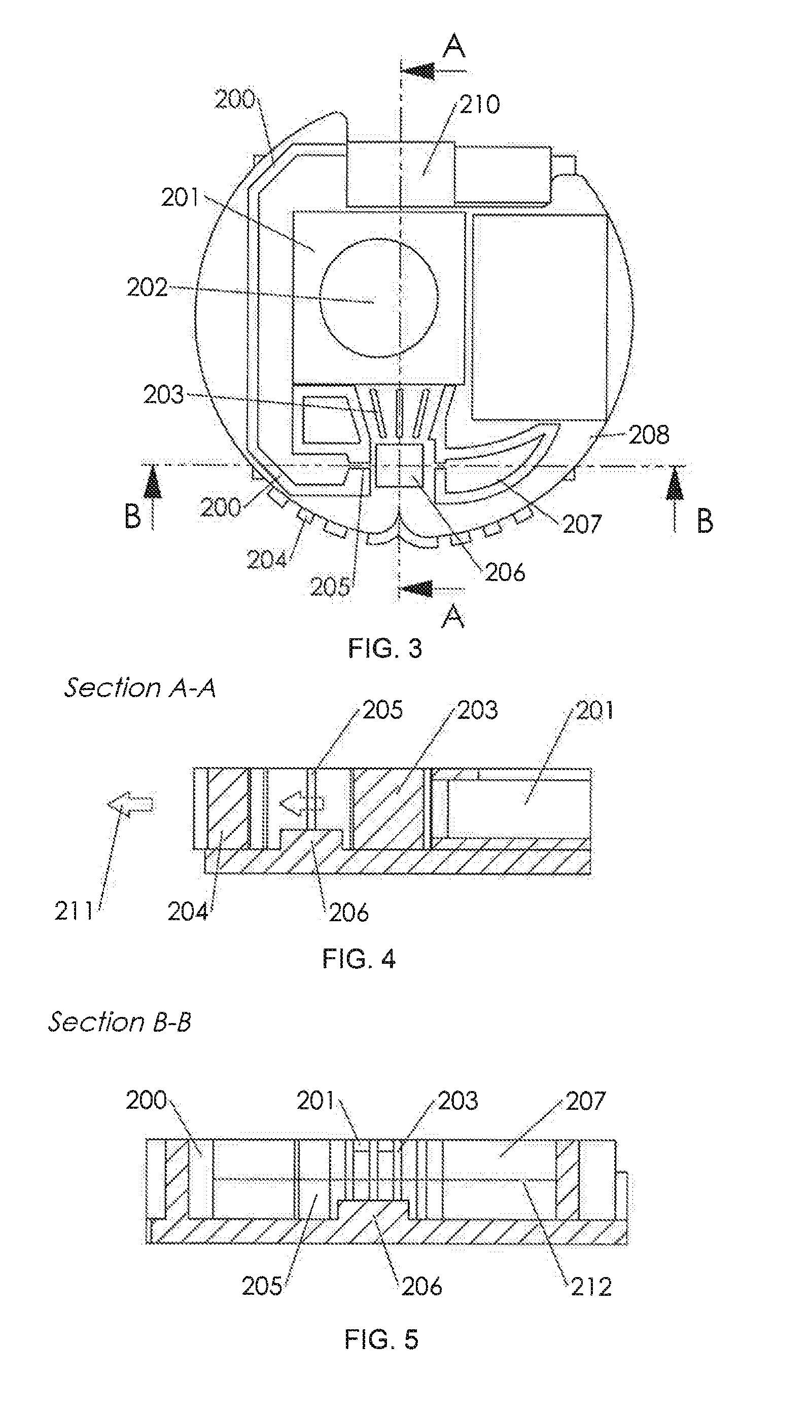 Portable device for detecting and measuring particles entrained in the air