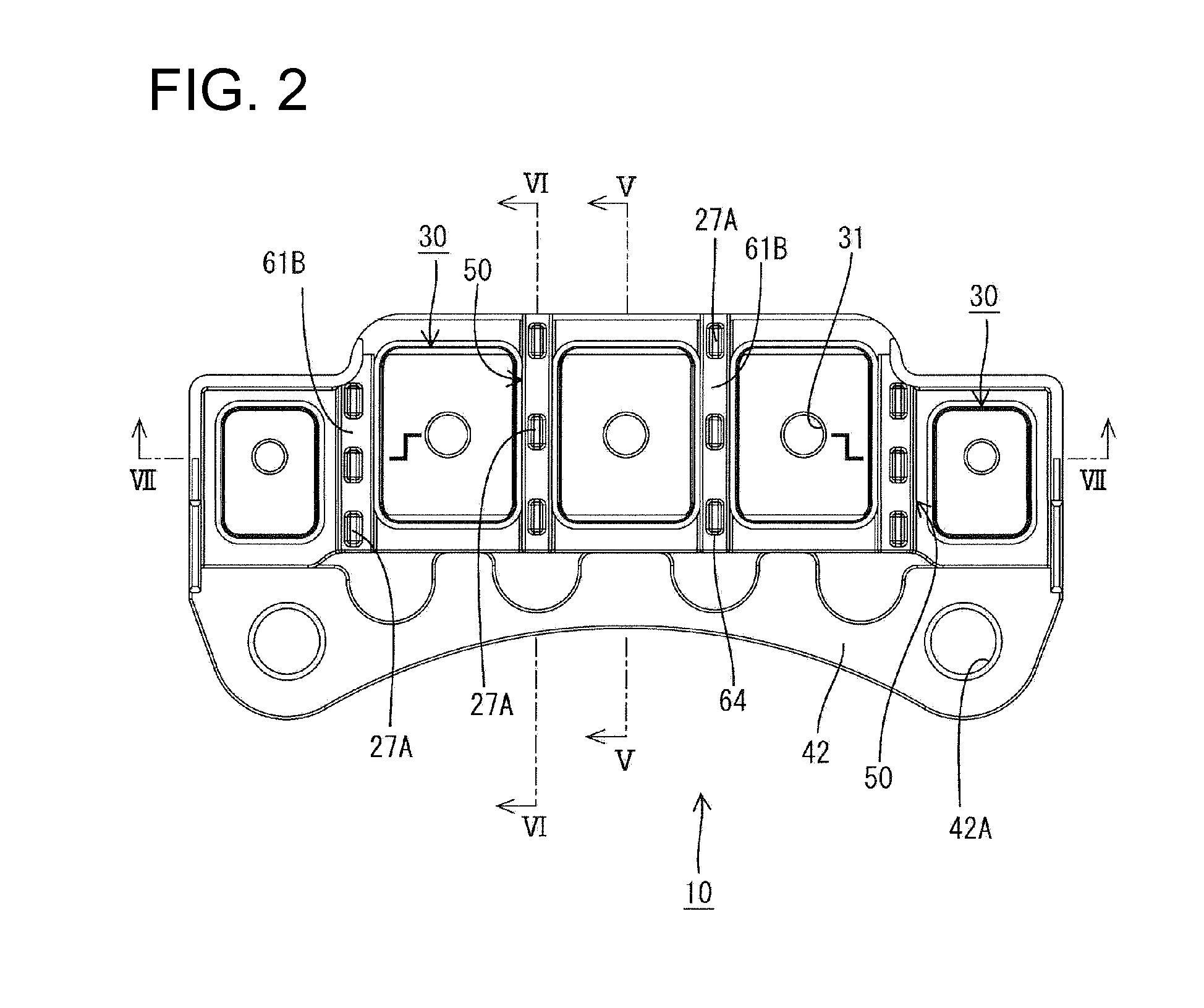 Terminal block and method of molding it