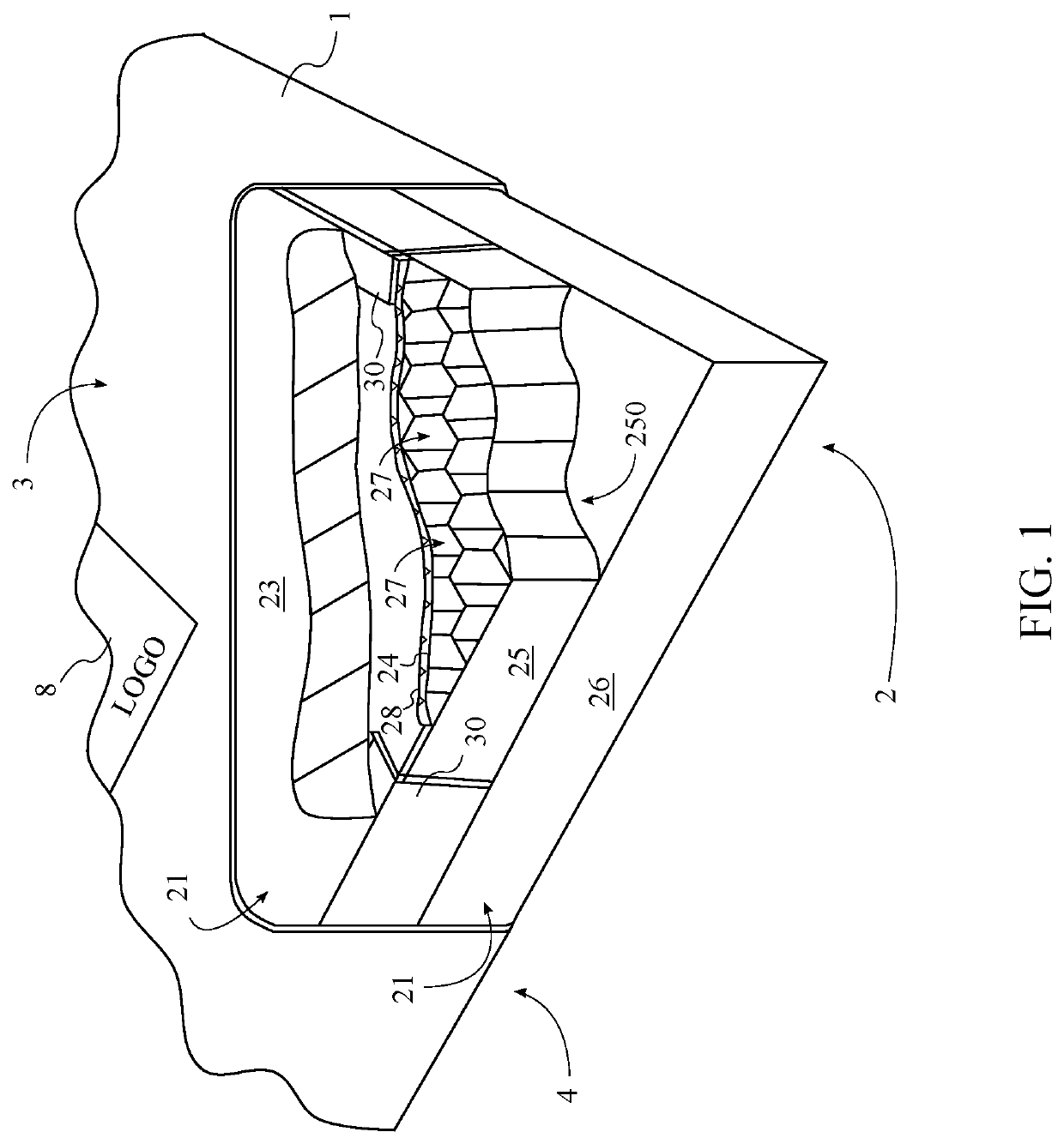 Hot tub cover with multi-layer core construction and seamless exterior shell