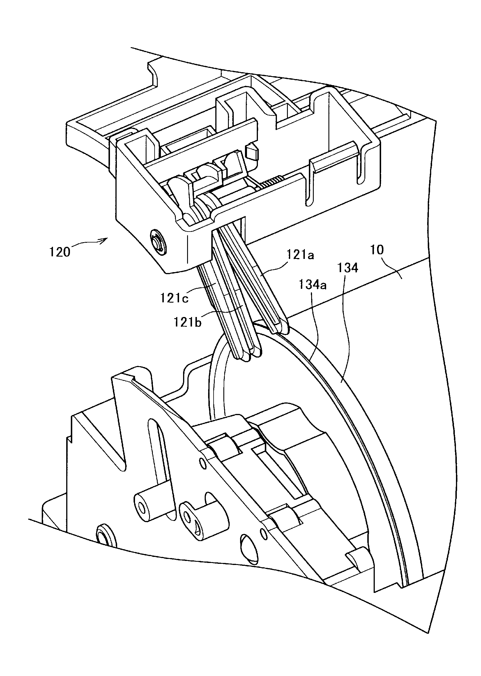 Paper width detection apparatus and image forming apparatus