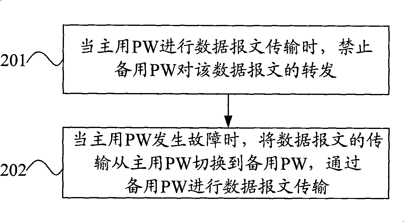Data transmission method, apparatus and system in VPLS network