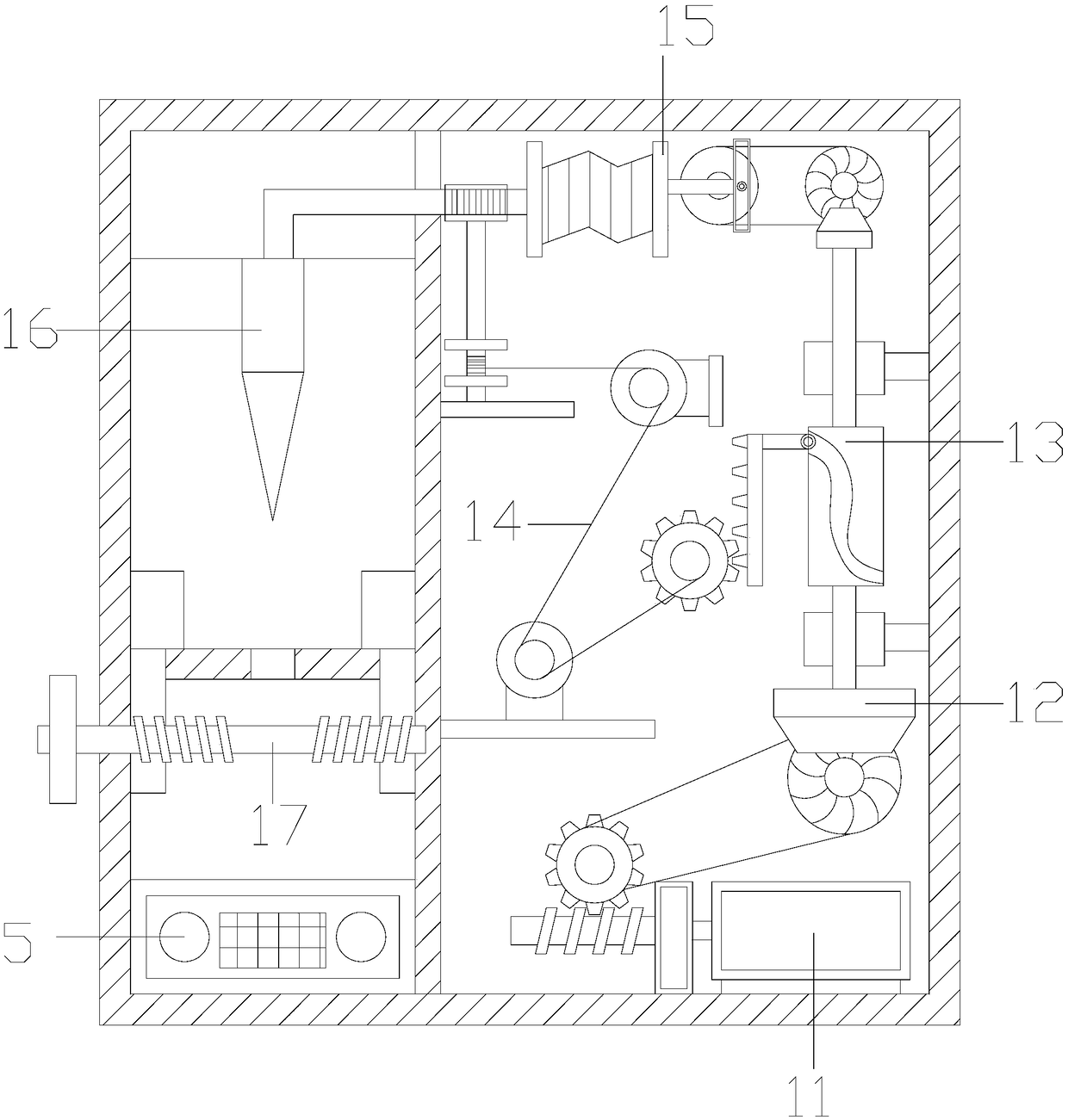 Detection device for permeability coefficient of pervious concrete