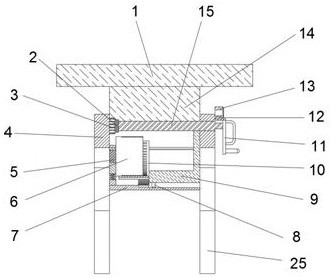 High-precision hydraulic balance detection supporting table