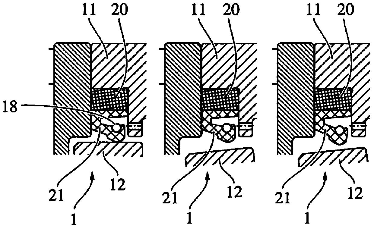 Rolling bearing and method for sealing a rolling bearing