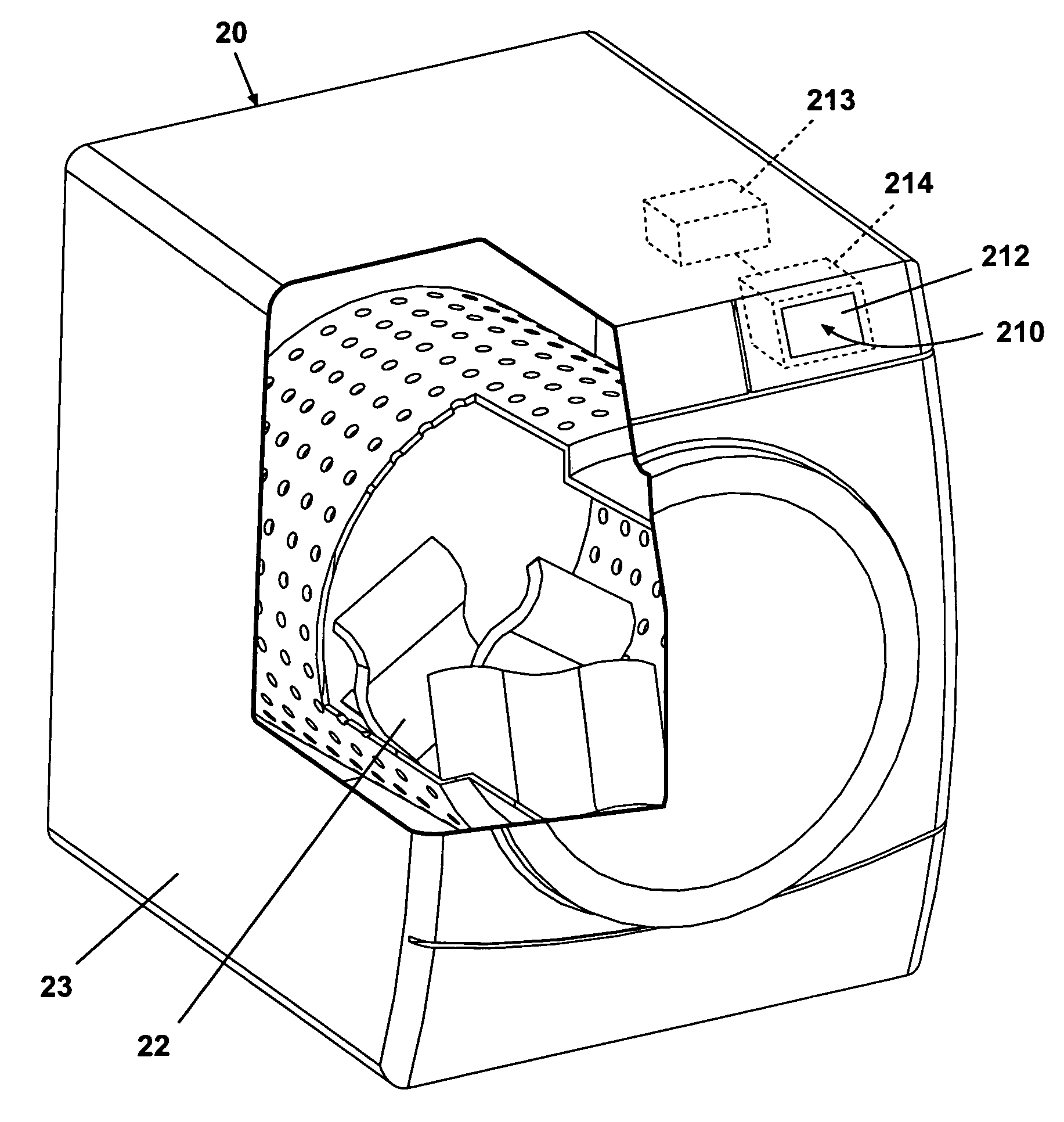 Control process for a revitalizing appliance
