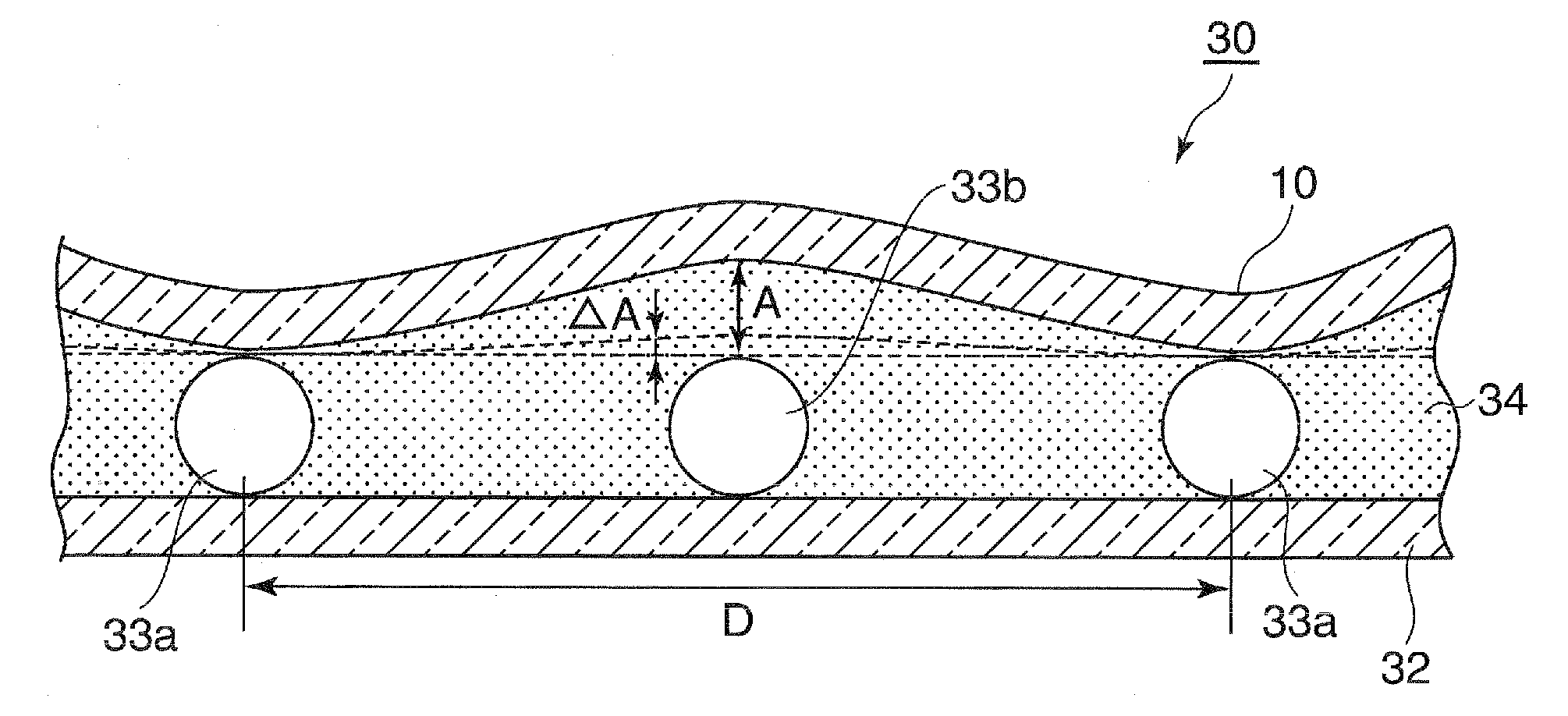 Glass substrate for display device, liquid crystal display panel, and liquid crystal display device