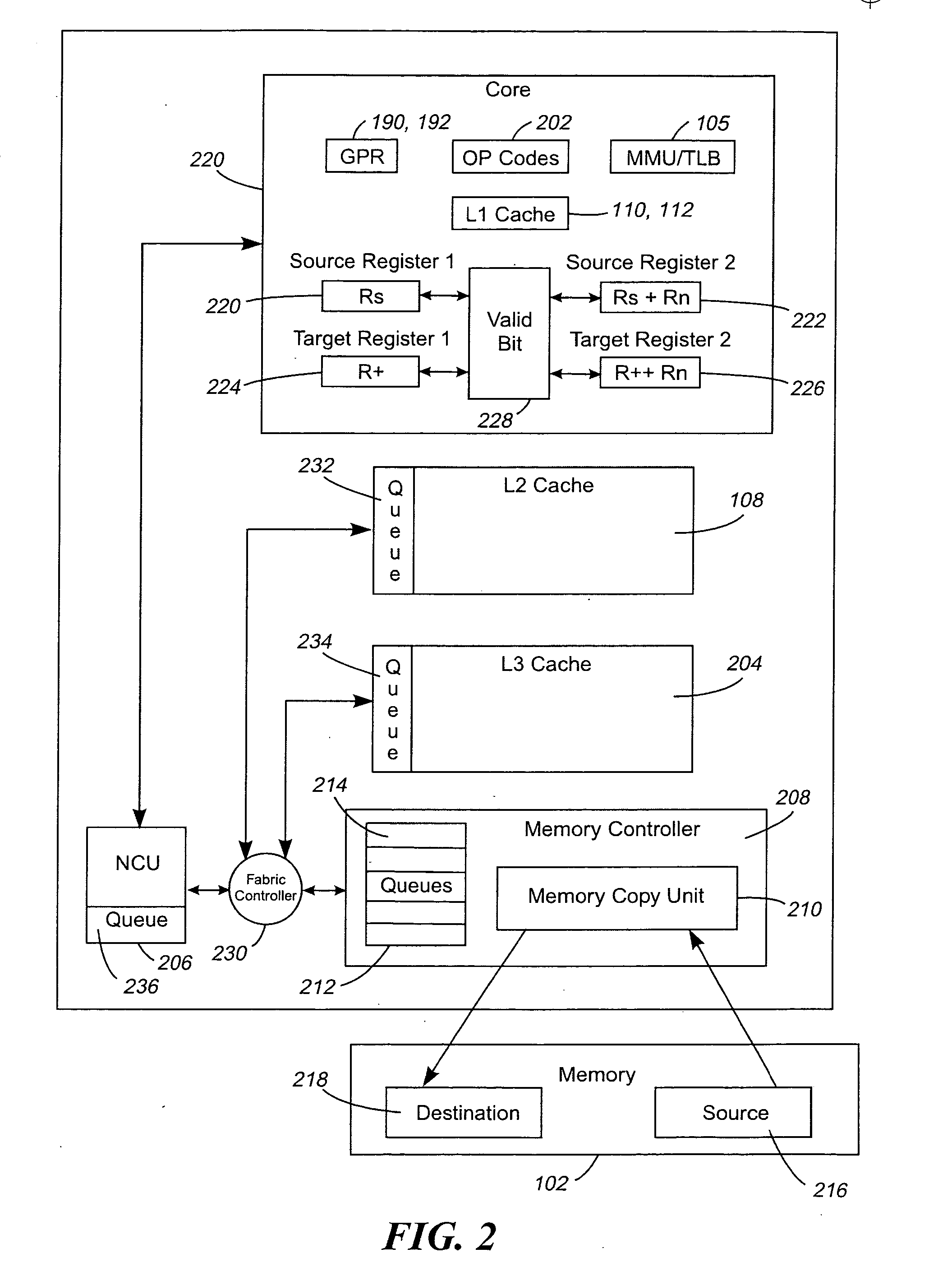 Cache injection semi-synchronous memory copy operation