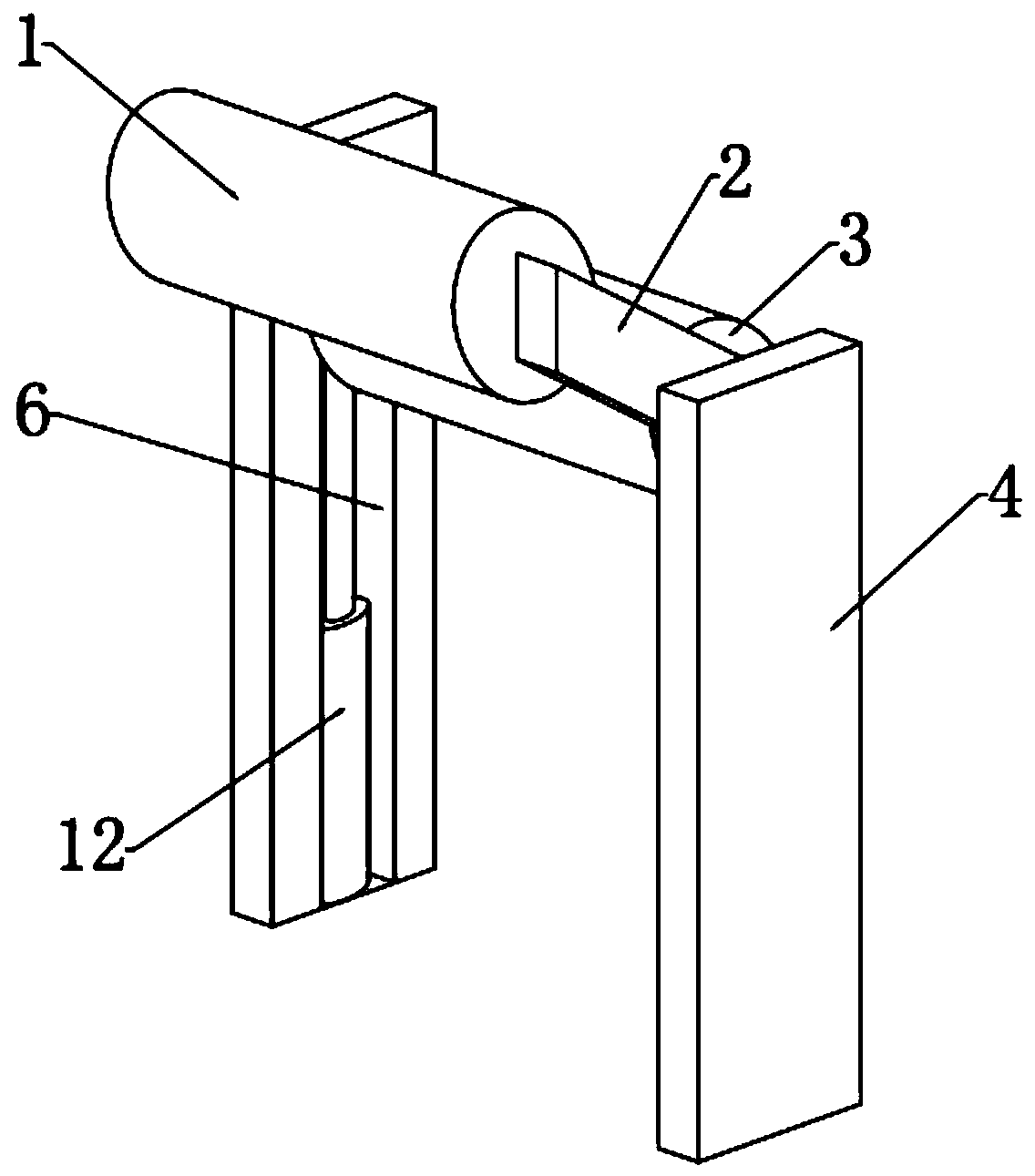 Drilling device for automatic feeding