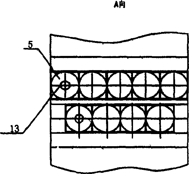 Layer combustion method for coal water slurry and equipment therefor