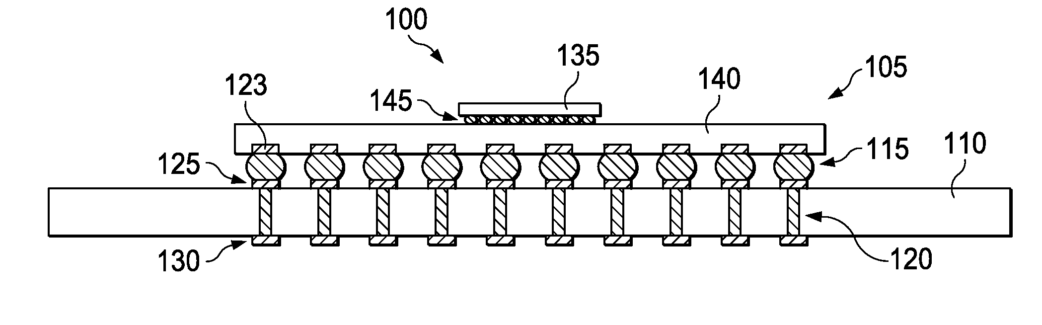 Method and apparatus for testing interconnection reliability of a ball grid array on a testing printed circuit board