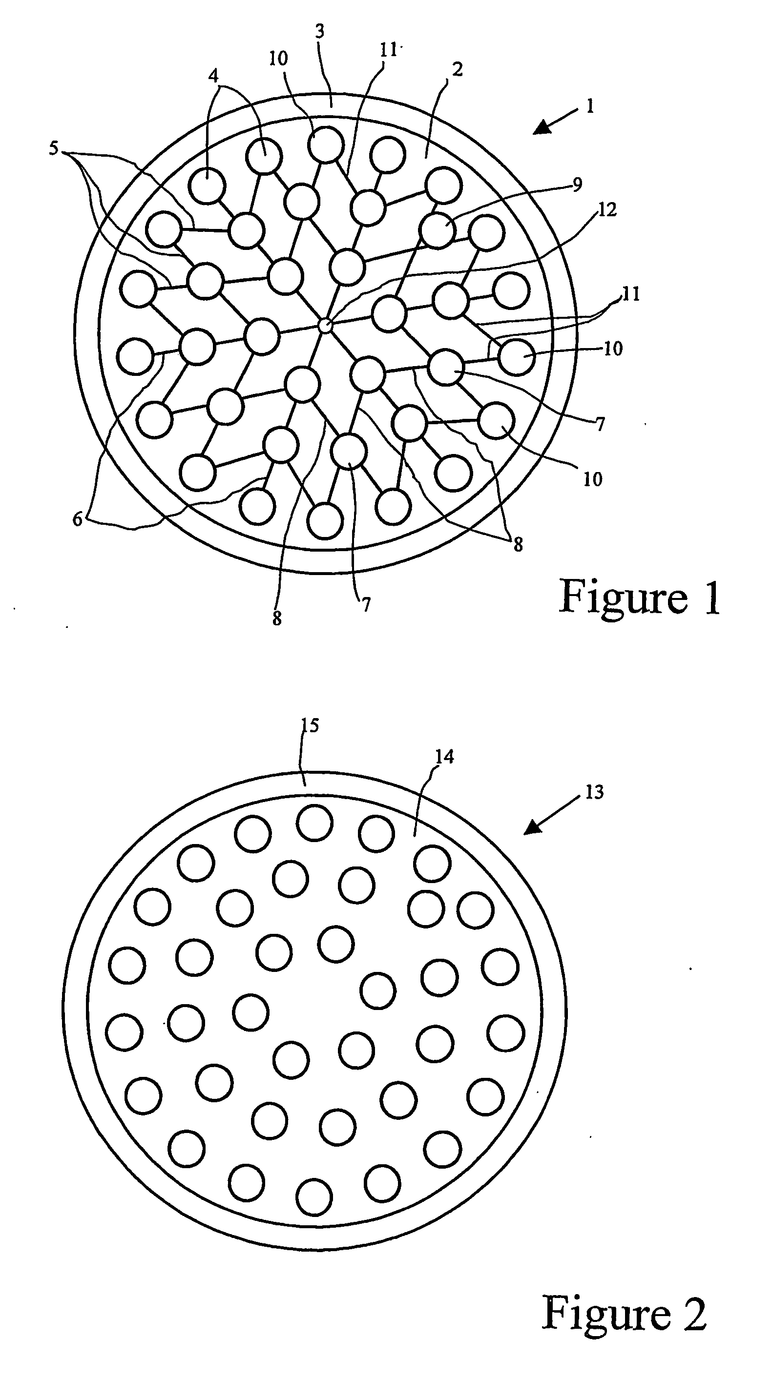 Perforated plate for water chuck