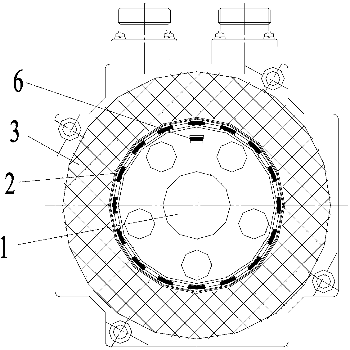 Servo motor with encoder function and position detection method of servo motor with encoder function