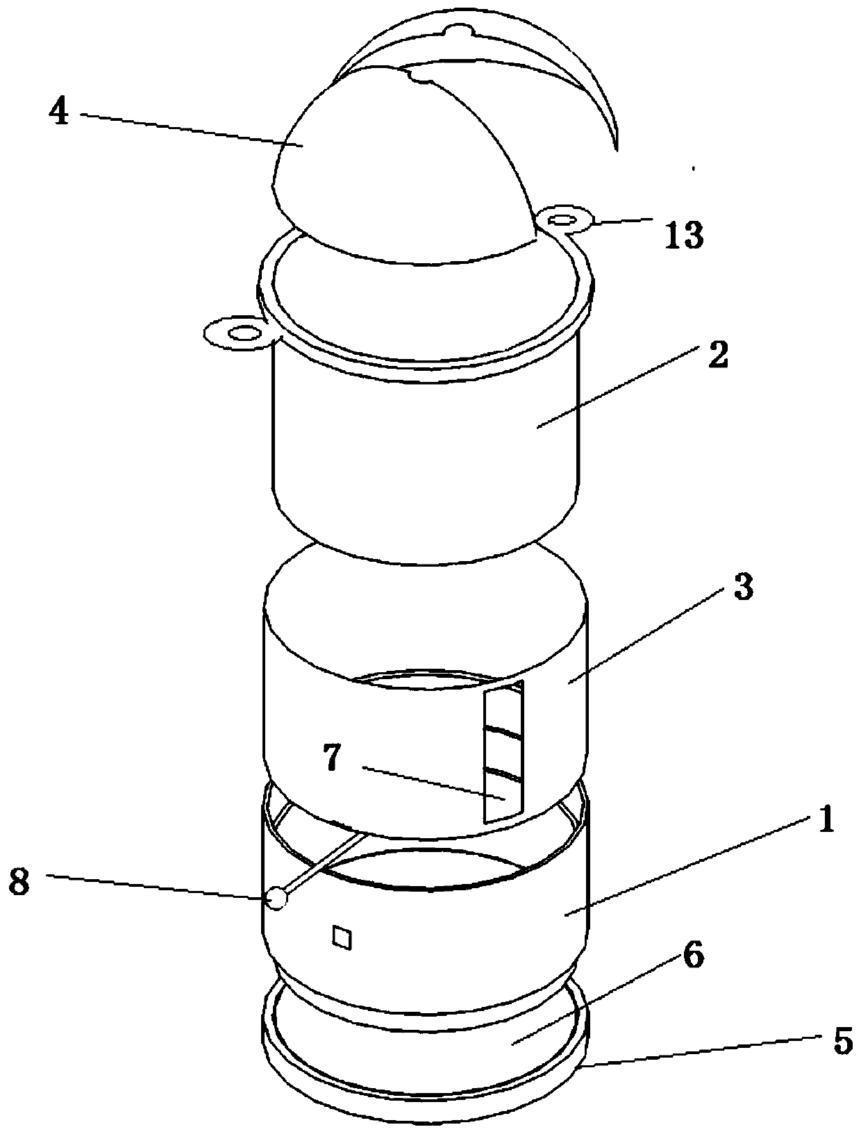 A kind of kiwifruit shaping device