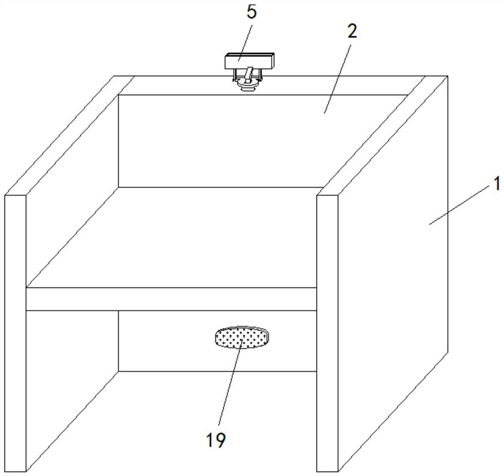 Screen office table capable of improving interestingness