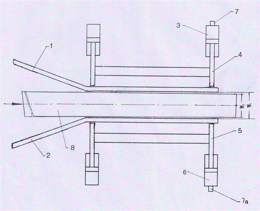 A side guide deviation correction control method for a hot-rolled strip coiler