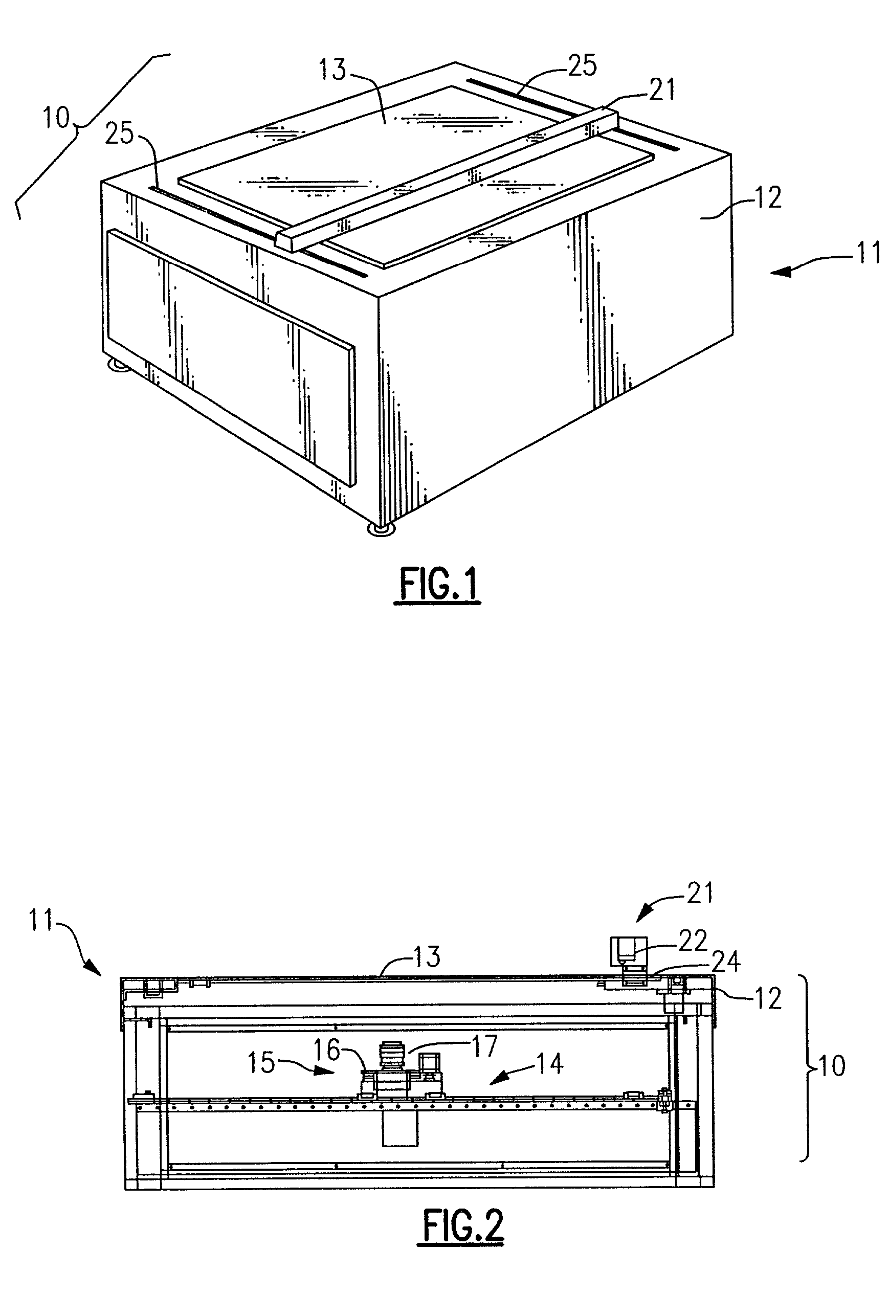 High resolution sheet metal scanner with independent tracking light source