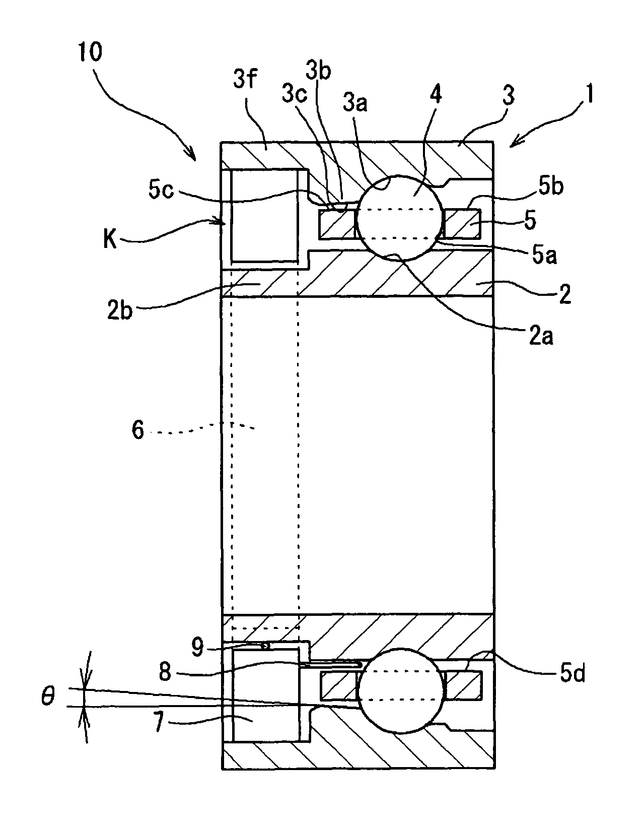 Rolling bearing and rolling bearing assembly