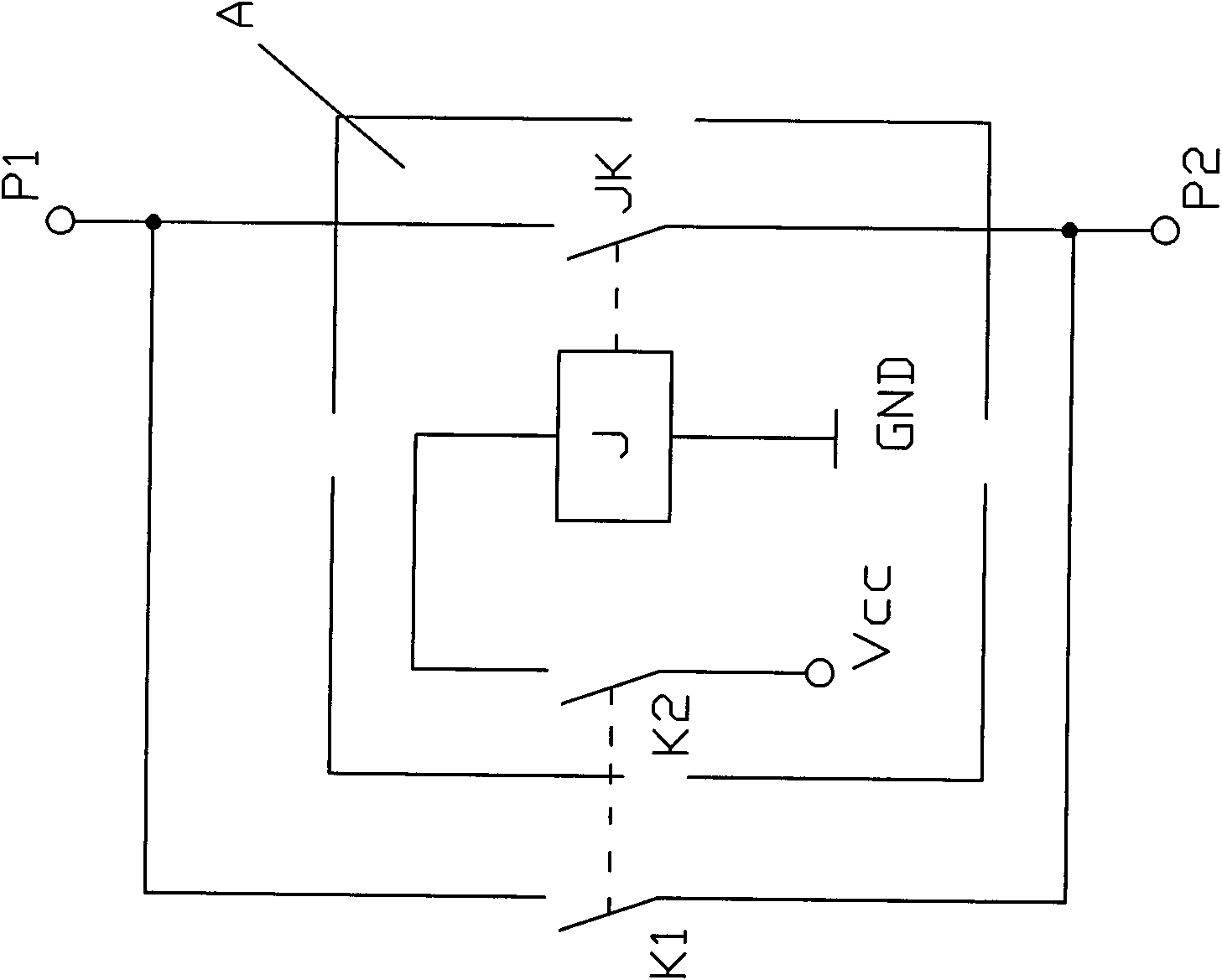 Arc-suppression circuit of alternating-current contactor and control method thereof